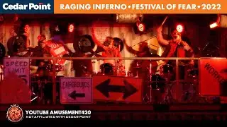 RAGING INFERNO DRUMMERS Cedar Point HalloWeekends Festival of Fear 2022 | amusement420
