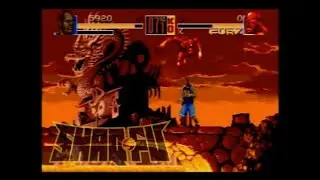 Shaq Fu - Gameplay With All Characters (Genesis)