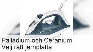 Palladium och Ceranium glissee-j&auml;rnplatta: vad det &auml;r, funktioner och egenskaper
