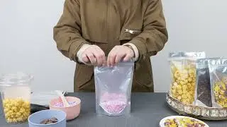 Resealable Mylar Bags for Food Storage &ndash; Clear Front Stand Up Pouches