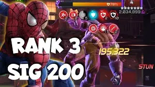 Rank 3 Spider-Man Showcase -Ideal Rotation and Kabam Gift 2024 Marvel Contest of Champions