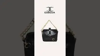 Embrace timeless elegance with Esbeda's croco-textured handbags. #esbeda #handbags #fashiontrends