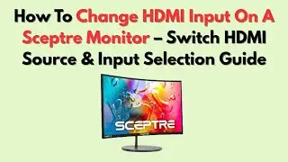 How To Change HDMI Input On A Sceptre Monitor &ndash; Switch HDMI Source & Input Selection Guide