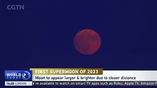 2023&rsquo;s first supermoon to appear across the UK night sky
