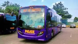 Krapf Transit Audio: 2014 New Flyer MD35 #1414 on I-95