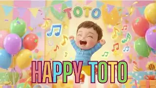 Happy Toto | Fun Kids Song 🎵 | Clap & Play Song for Babies #kidssongs #nurseryrhymes #babysongs