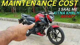 Tvs Raider 125 Maintenance Cost : All Services Cost : 1 Saal Me Kitna Paisa Lga Diya??