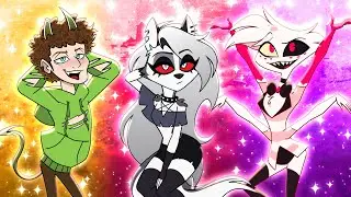 Rom and Death // Dream x Helluva Boss x Hazbin Hotel Animation Meme // Dr. Livesey Phonk Walk