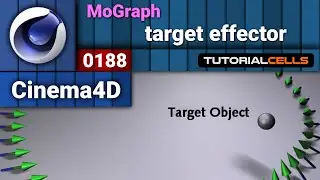 0188. mograph target effector  in cinema 4d
