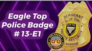 Police Badges | Security officer badges with custom logo for security company #policebadges