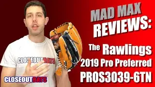 Closeoutbats.com Rawlings Pro Preferred Series 12.75 Outfield Glove PROS3039-6TN 2019