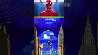 SpiderMan Across the SpiderVerse 🦸&zwj;♂️🕸| Tiles Hop #tileshop #spiderman #coffindance