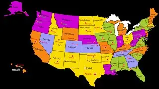 States and Capitals memorization for procrastinators.