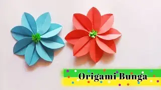 Flower origami || How to make flowers from origami paper #origami  #orgamiflower