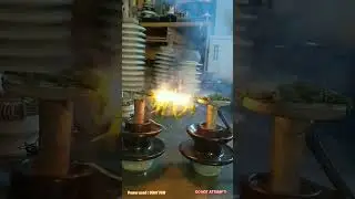 High Voltage Arc 50kV #highvoltage #electricity