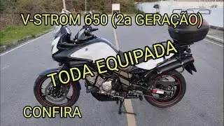 V-STROM 650 - TODA EQUIPADA #vstrom #vstrom650 #suzuki #moto