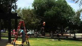 Zip line vs. Matt