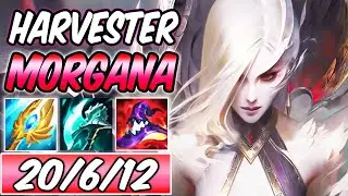 S+ MY DIAMOND NIGHT HARVESTER MORGANA MID HAS LEGENDARY BURST New Build & Runes | Coven Morgana S12