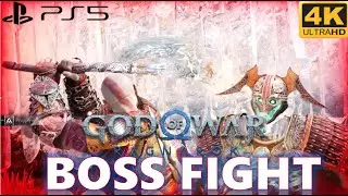 God of War Ragnar&ouml;k- KRATOS vs FREKNI GORLIWA  - Boss Fight Napisy i dubbing PL