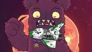 Angry Space Bear