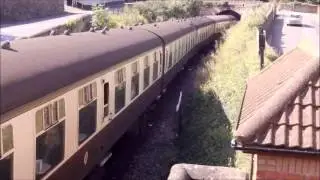 WSR 9351 Arriving at Watchet station
