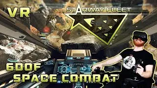 Геймплей Starway Fleet VR HOTAS &mdash; 6 степеней свободы в космосе с сражениями крупных флотов