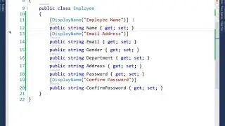 Data Annotation for Validation for MVC  232
