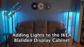 Добавление подсветки к витрине IKEA Blaliden