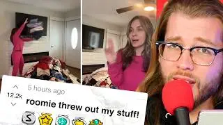 My roommates threw away ALL my stuff…because I refused to cook for them! | Reddit Stories