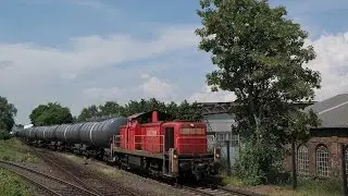 DB V90 BR 294 mit Soundporno an einem Mainzer Anschluss!