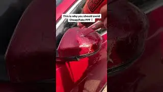 Choosing Quality Over Cost: The Dangers of Cheap or Fake Paint Protection Film (PPF) for Your Car.