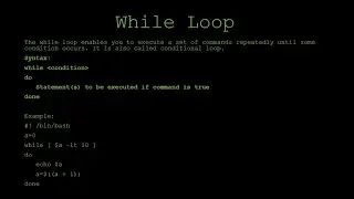 The Shell Scripting Tutorial Part-4