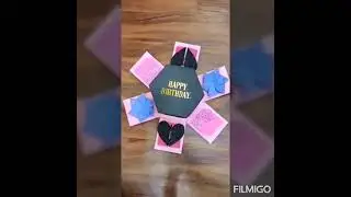 Hexagon Explosion Box with pop up Animal🦄💙 | ig : @the_imaginations_