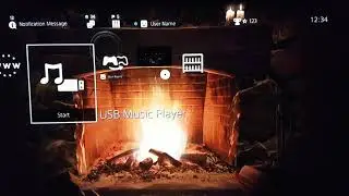 Amazing Fireplace Dynamic Theme HiQ Ace Ps4 Design