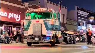 2023 Peterbilt parade on the square