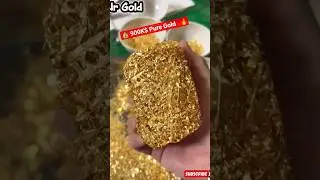💰 900K$ Pure Gold 👀💫Gold Scrap to Solid Bar 🔥#GoldRefining #900kGold #PureGold #GoldRecovery #gold
