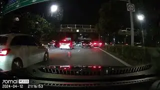 Accident on CTE in the Northward direction on 12 Apr 9.16pm.
