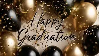 Happy Graduation 4k Animated No Sound Screensaver TV Art