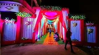 🎀🎀🪅upnayan sanskar decoration Mr shivam tiwari and my house 🎀🪅🎈best 💯, decoration in  house🏠