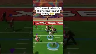 My Footwork On ESG Football Is Unmatched🤯 #esg #esgfootball #nfl #football #gaming #nba2k #fypシ