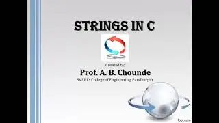 Lecture 9 - String in C language