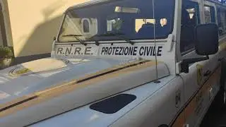 Sala radio mobile Protezione Civile