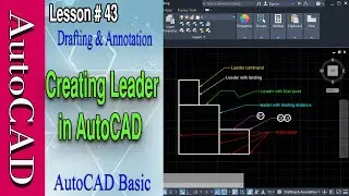 Creating Leader/Multileader in AutoCAD