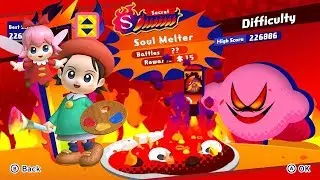 Kirby Star Allies Boss Rush: The Ultimate Choice - Solo Soul Melter w/ Adeleine and Ribbon