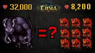 1 Infernal Demon vs 10 Demons | Tibia Versus
