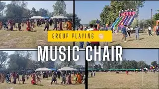Indian army fouji mela 🔥 Ladies playing music chair 🪑 #foujimela #youtubevideo