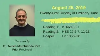Know Before You Go: 21st Sunday in Ordinary Time