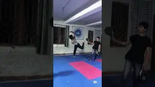 One leg kick || martial art training #kicking # popular # trending