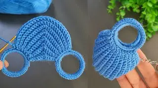 Make MONEY with This SUPER EASY Crochet Mini Bag Purse Keychain! 🥰 Sell and give as a gift.
