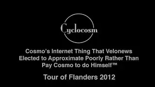How The Race Was Won - Tour of Flanders 2012